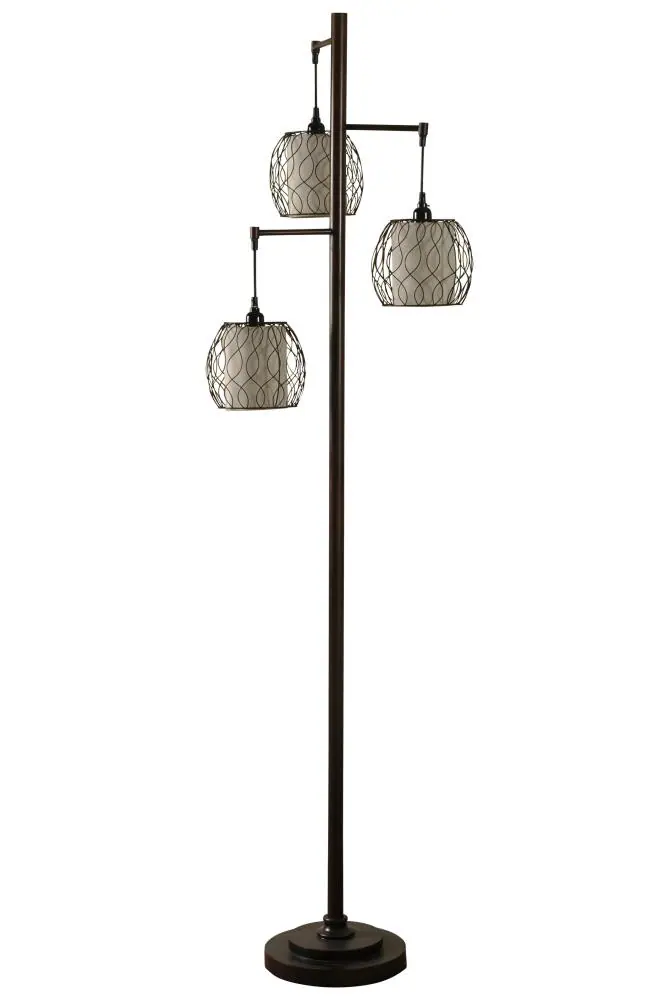 StyleCraft Home Collection L72385DS Bronze Floor Lamp