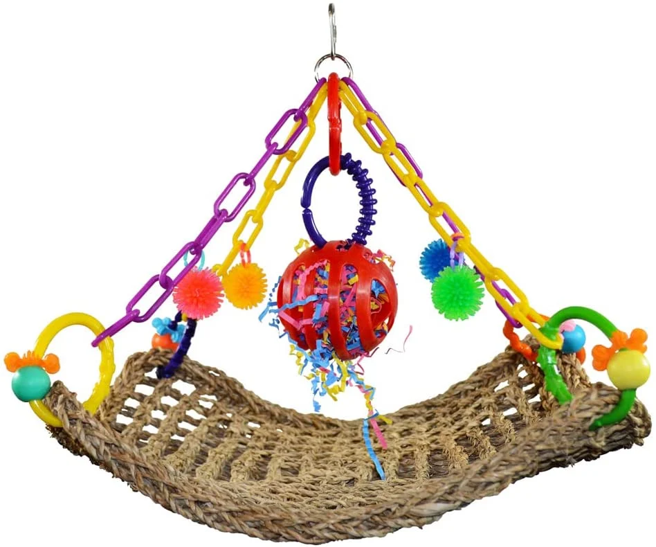 Super Bird SB748 Flying Trapeze Bird Toy, Medium Bird Size, 14″ x 13″ x 12″