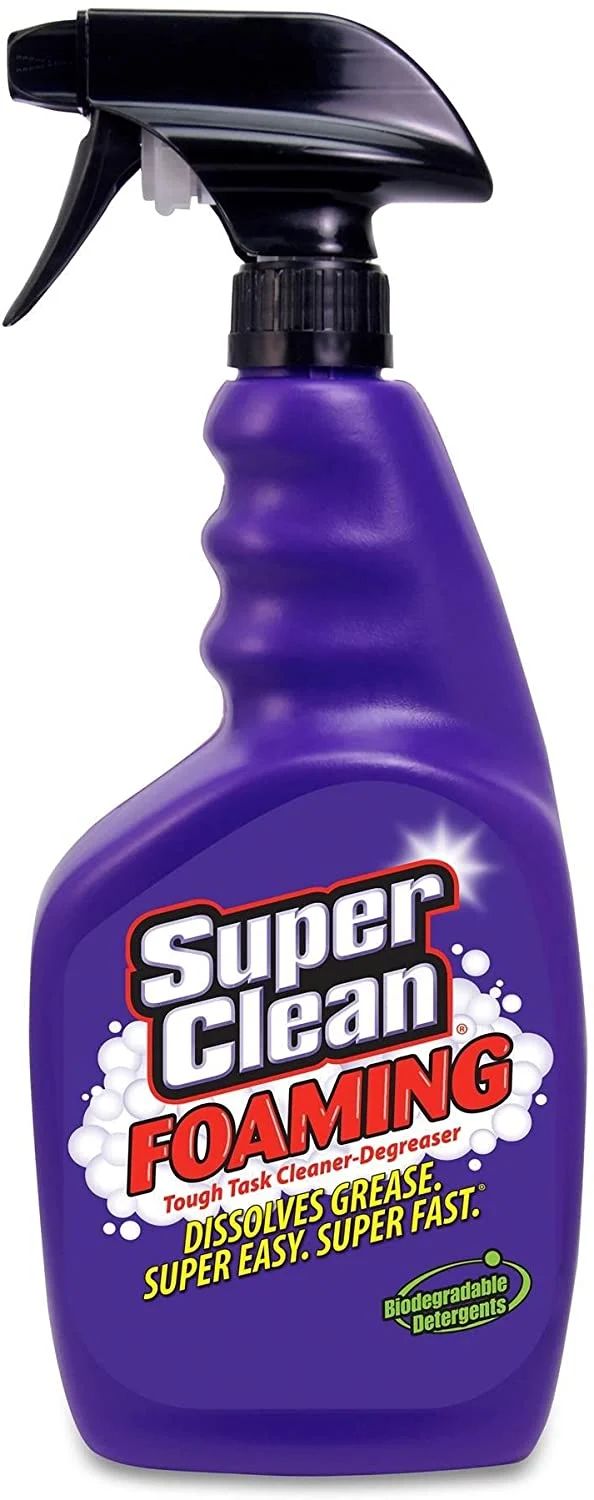 Super Clean Foaming Multi-Surface All Purpose Cleaner Degreaser Spray, 32 oz