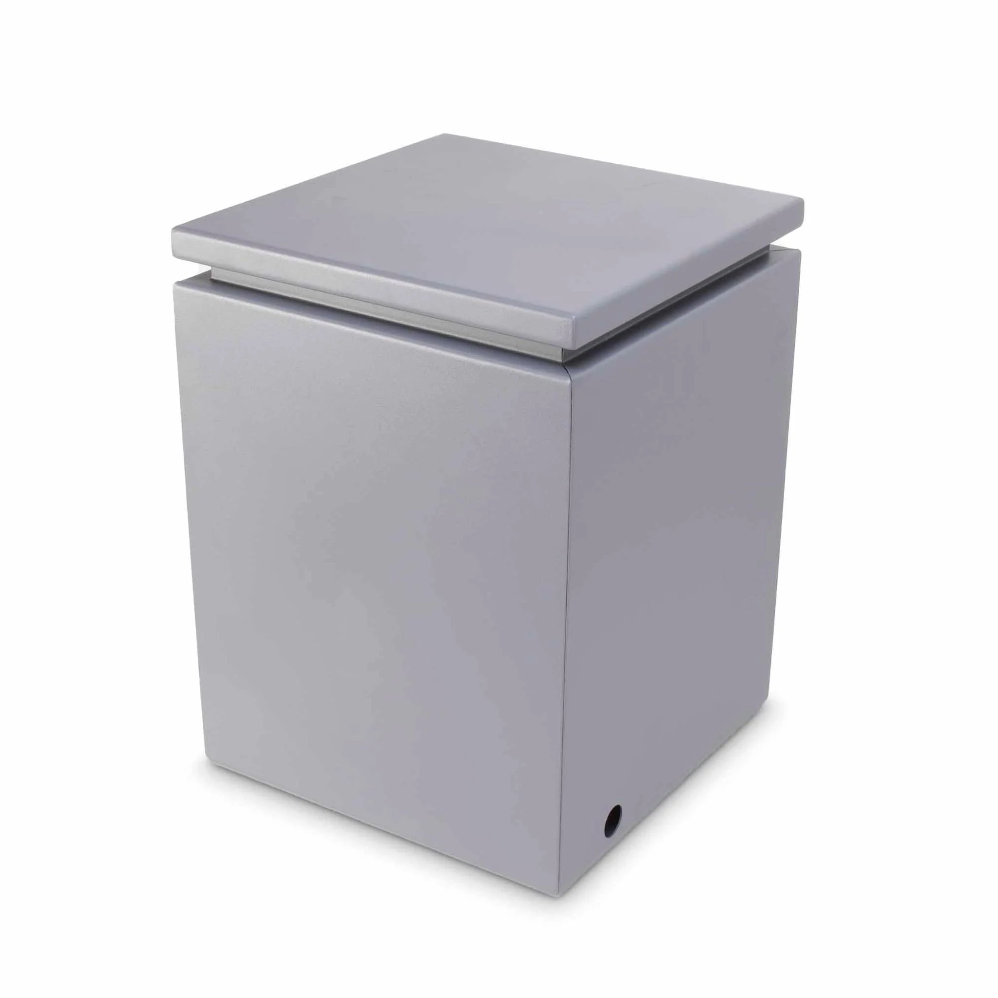The Outdoor Plus 21" Square Java Powder Coated Metal Propane Tank Enclosure with Removable Lid
