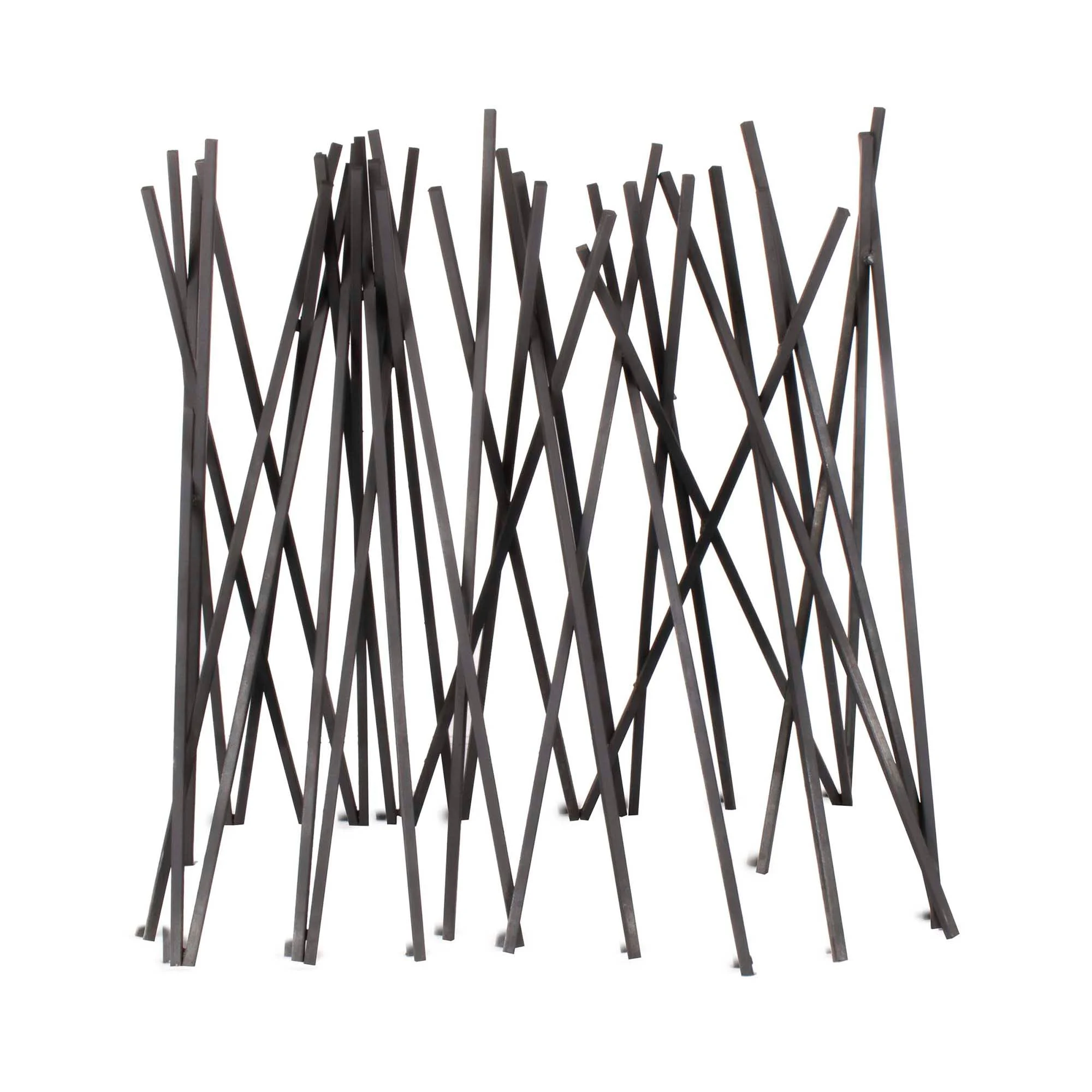 The Outdoor Plus 30" Milled Stainless Steel Fire Twigs Ornament