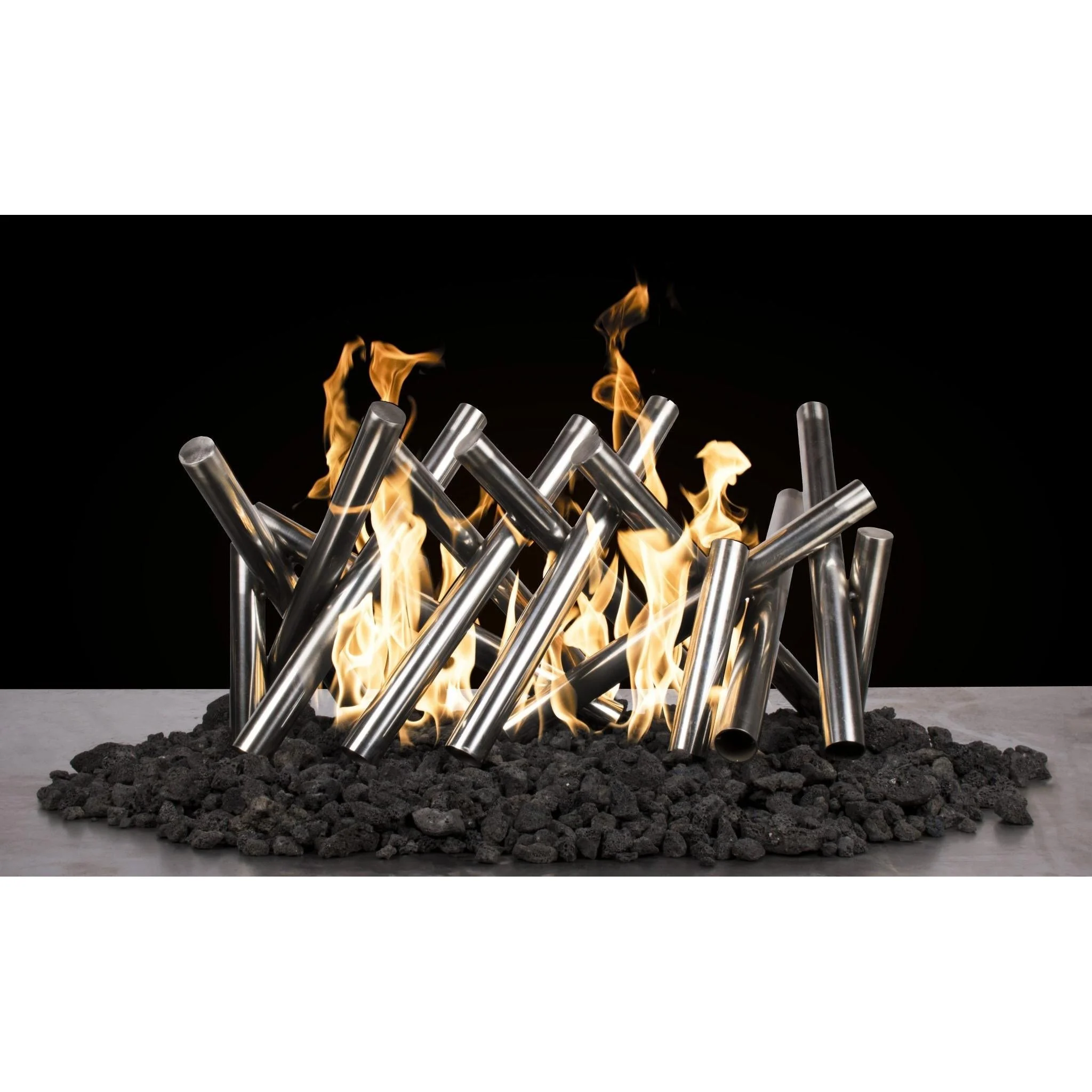 The Outdoor Plus 30" Polished Stainless Steel Logs Ornament