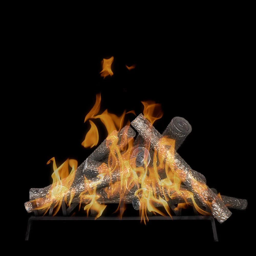 The Outdoor Plus 36" Fireplace Log & Tray Set Ornament