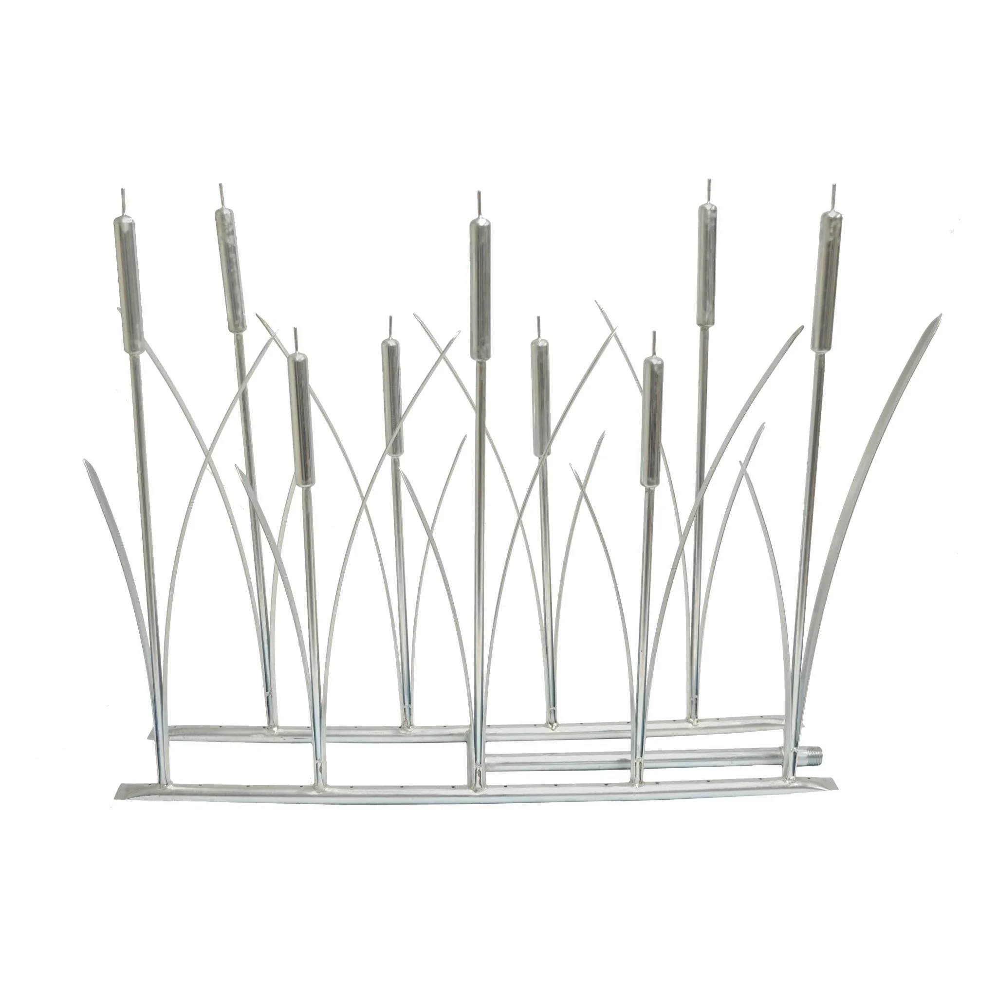 The Outdoor Plus Cat Tail 24" Stainless Steel Fireplace Burner Ornament