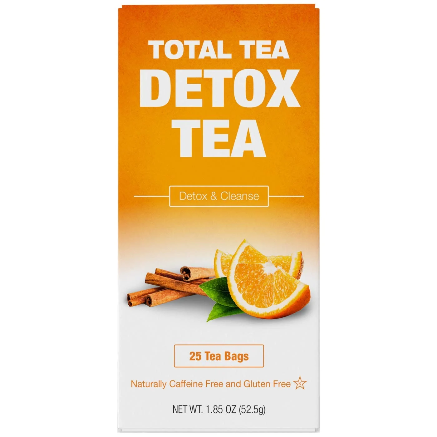TotalTea Caffeine Free Detox Tea, Detox Tea for Body Cleanse – 25 Tea Bags