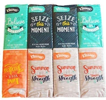 Kleenex Travel Tissues On-The-Go Packs – 24 Count