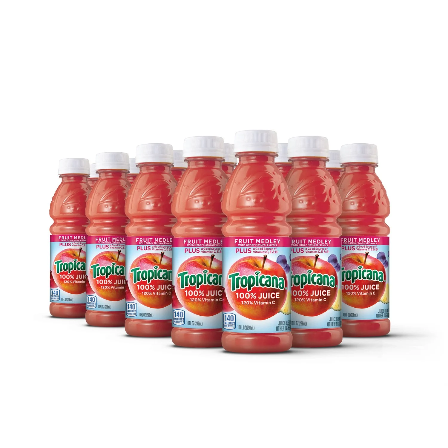 Tropicana Juice, Fruit Medley, 10 Fl Oz (Pack of 15)