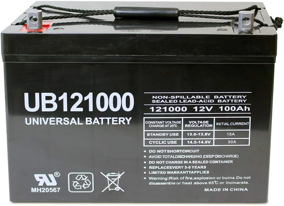 UPG 12V 100Ah AGM Sealed Lead Acid Battery UB121000 Group 27