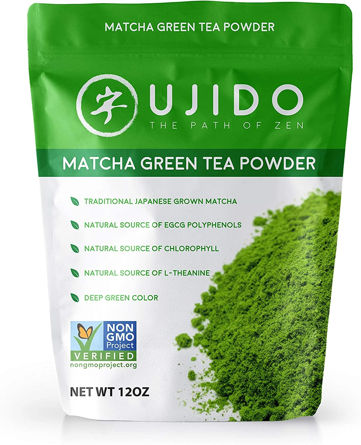 Ujido Japanese Matcha Green Tea Powder – Ceremonial Blend (12 Ounce)