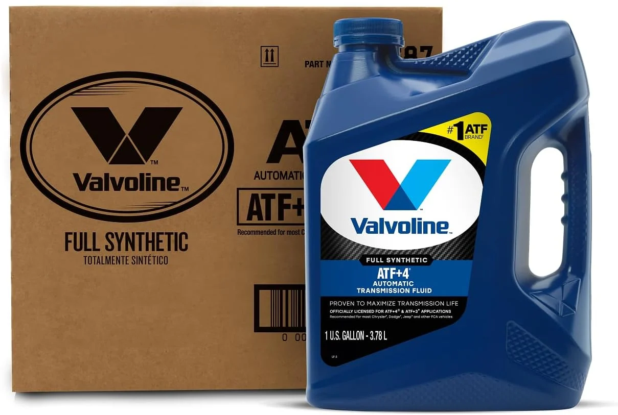 Valvoline ATF +4 Full Synthetic Automatic Transmission Fluid 1 GA, Case of 3