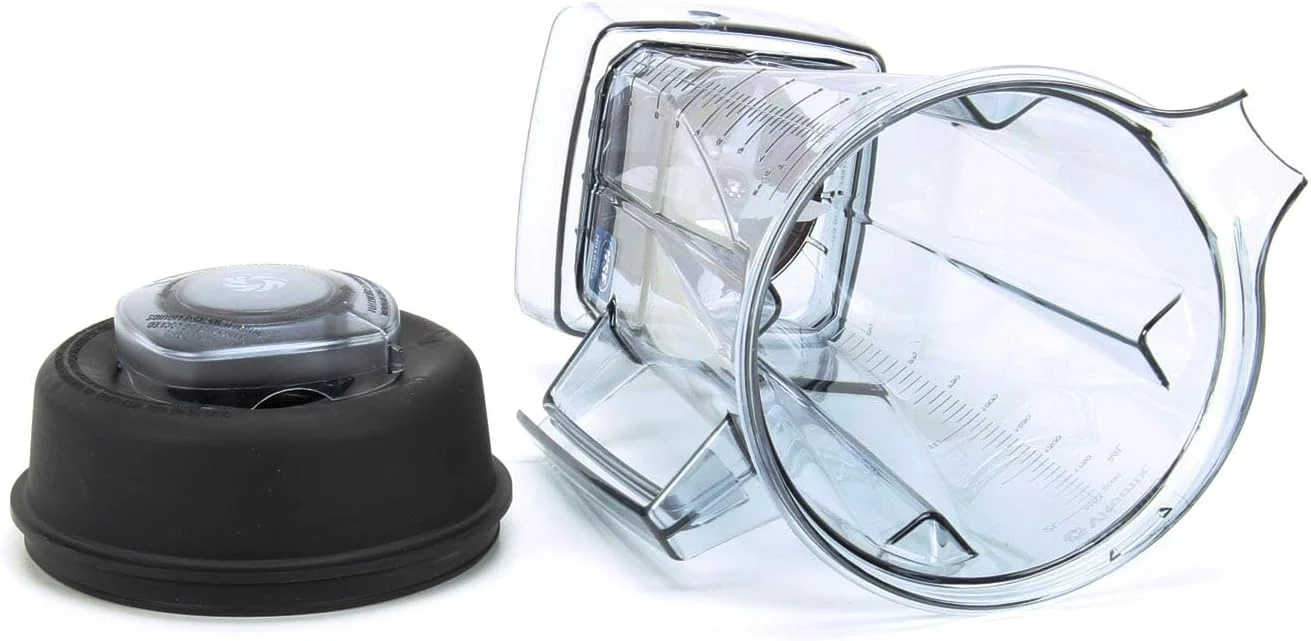 Vitamix 1800 mL Clear Food Blender Container with Wet Blade Lid