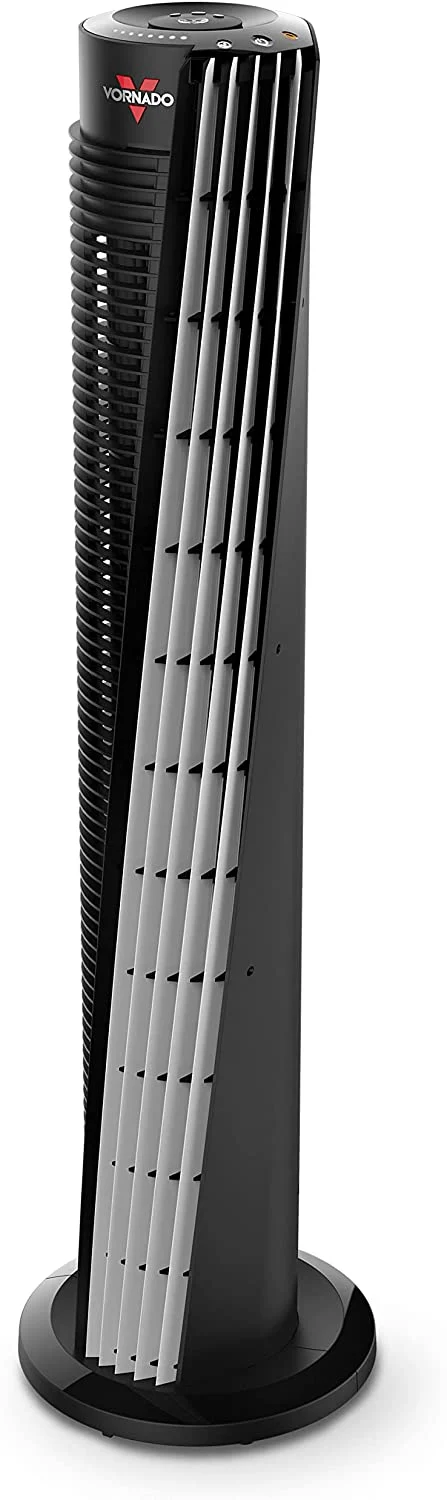Vornado 41-in 4-Speed Indoor Black Tower Fan