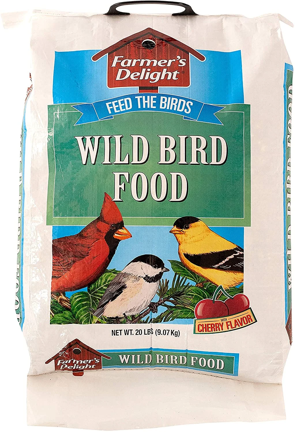 Wagner’s 53003 Farmer’s Delight Wild Bird Food with Cherry Flavor, 20-Pound Bag