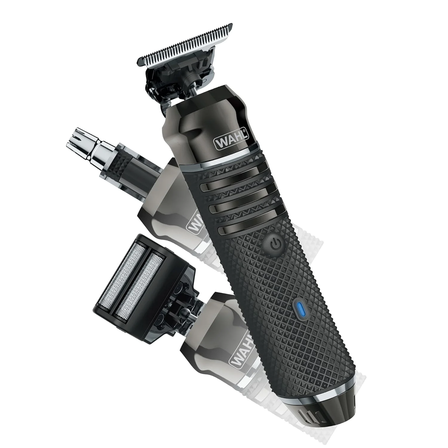 Wahl USA Pro Series High Visibility Skeleton Style Trimmer, Lithium-Ion Cordless USB Rechargeable All in One Shaving & Close Cutting Beard Trimmer for Men with Near Zero Gap Blade – 3026018