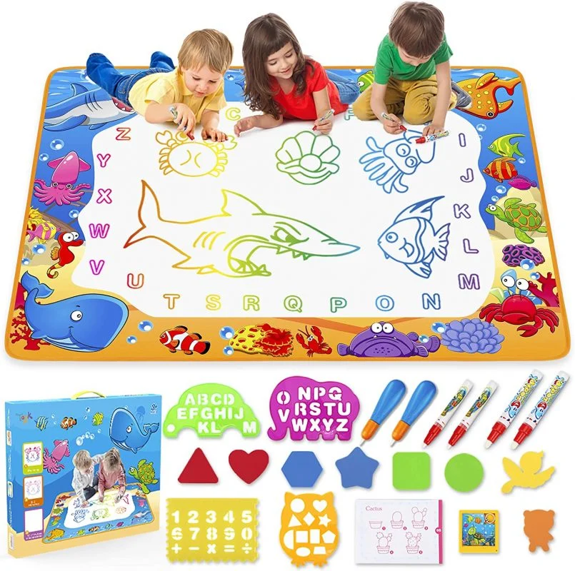 Water Doodle Mat – Kids Painting Writing Doodle Toy Mat – Educational Toys