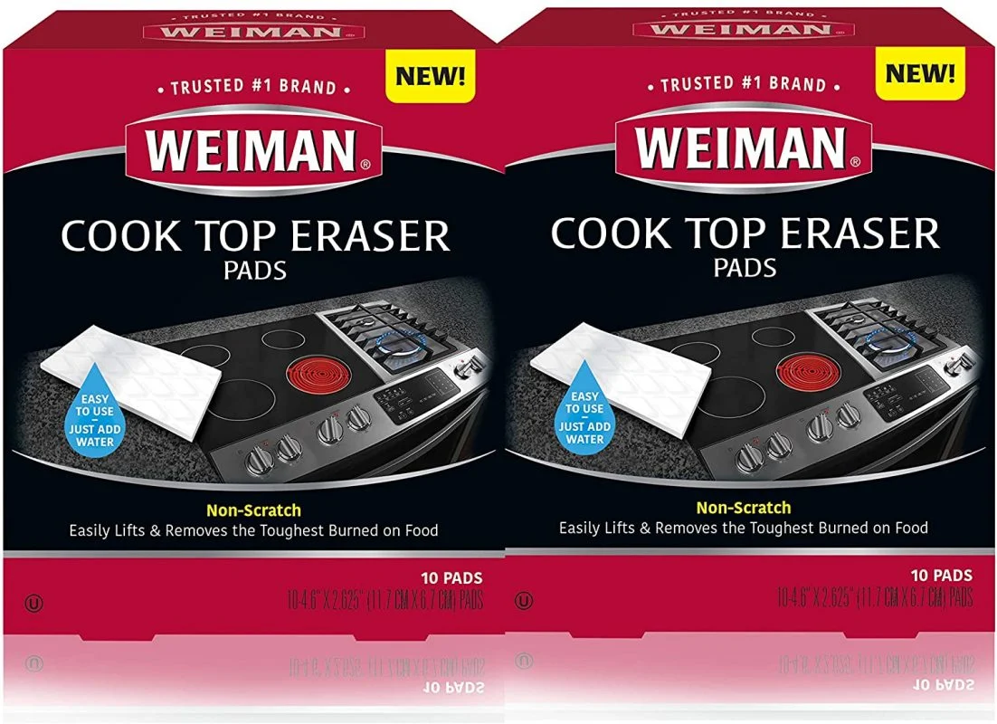 Weiman Cooktop Eraser Pads – 2 Pack – 20 Pads