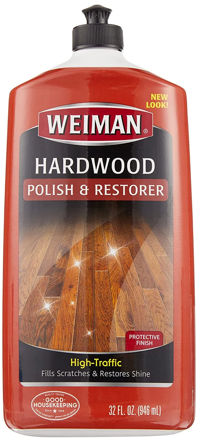 Weiman Wood Floor Polish and Restorer  32 Oz, High Traffic Hardwood Floor