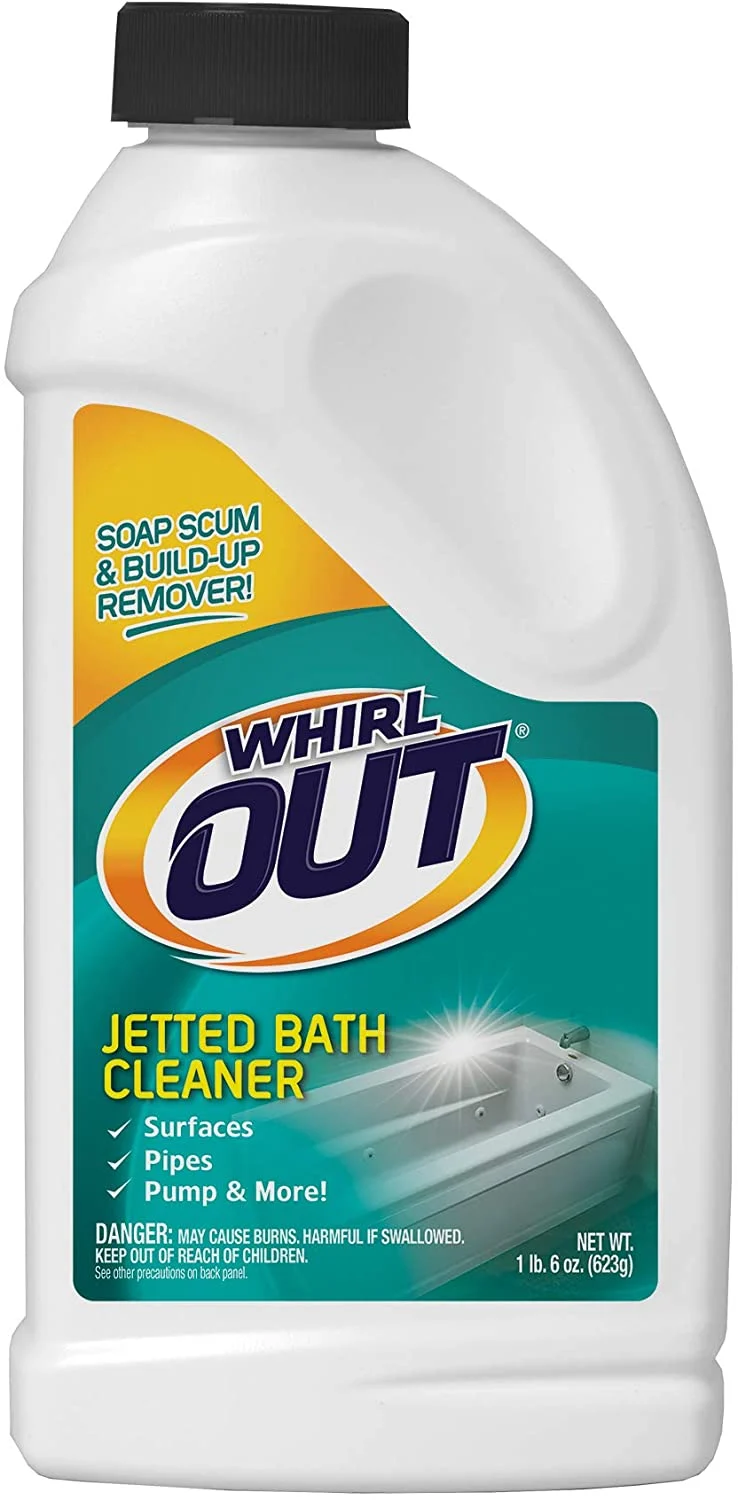 WhirlOUT Jetted Bath and Hot Tub Cleaner, 22 Ounce