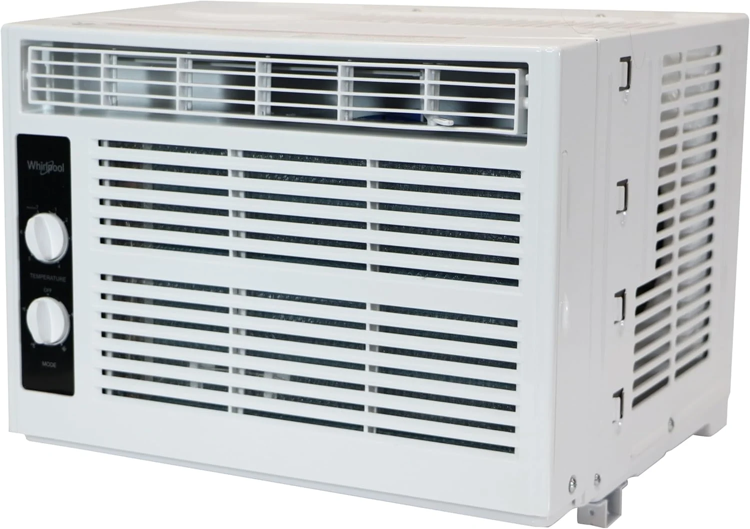 Whirlpool 5,000 BTU 115V Window Air Conditioner & Dehumidifier with Mechanical Controls, Window AC Unit for Apartment, Dorm Room, & Small Rooms up to 150 Square Feet in White