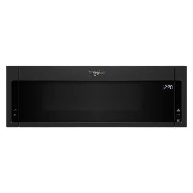 Whirlpool WML55011HB 1.1-cu ft Low Profile 29.88-in Over-the-Range Microwave ( Black )