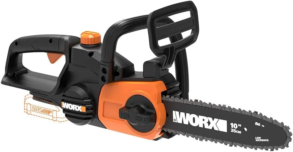 Worx 20V 10″ Cordless Chainsaw Power Share with Auto-Tension (Tool Only) – WG322.9