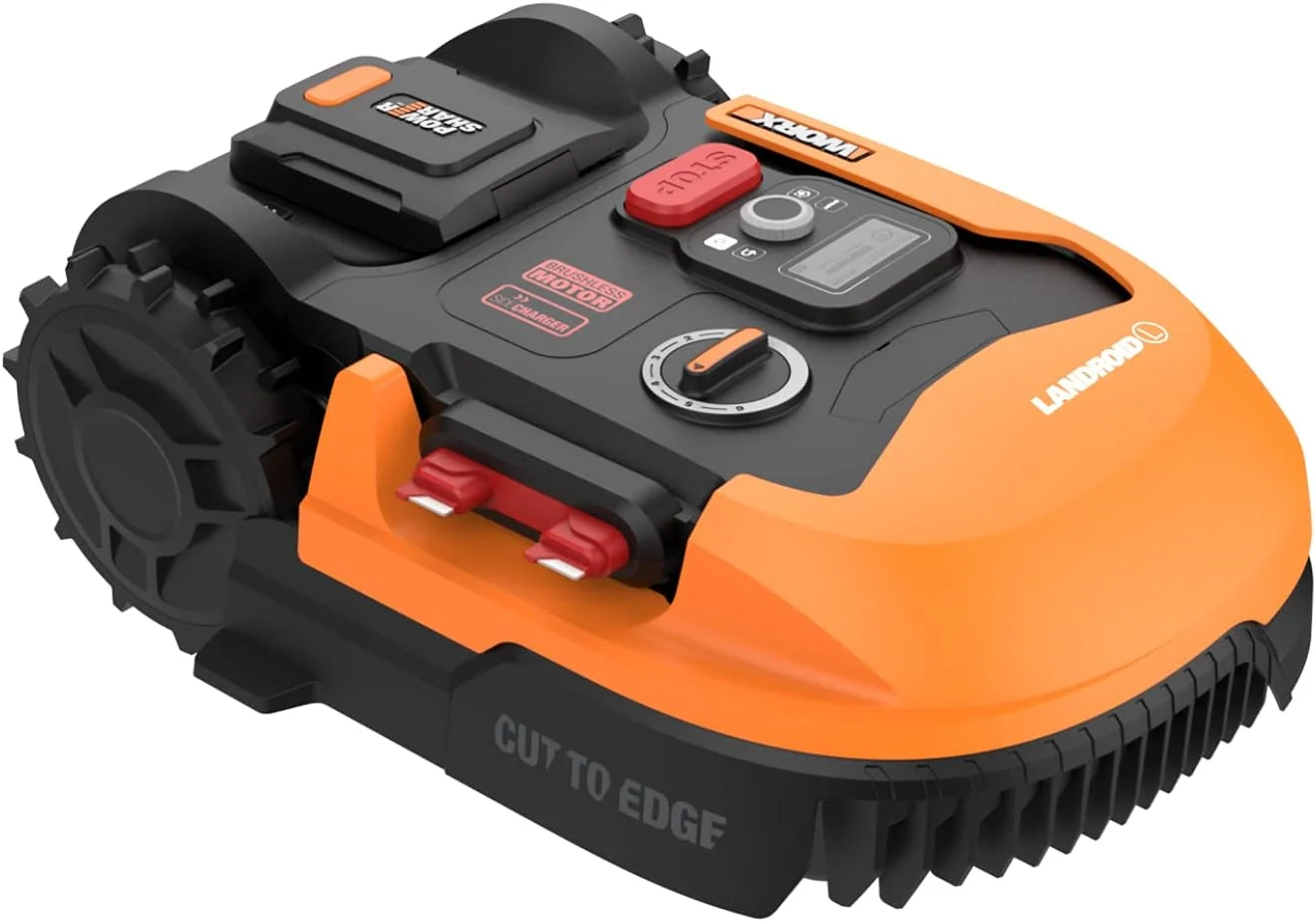 Worx Landroid L 20V 5.0Ah Robotic Lawn Mower 1/2 Acre / 21,780 Sq Ft. Power Share – WR155 (Battery & Charger Included)
