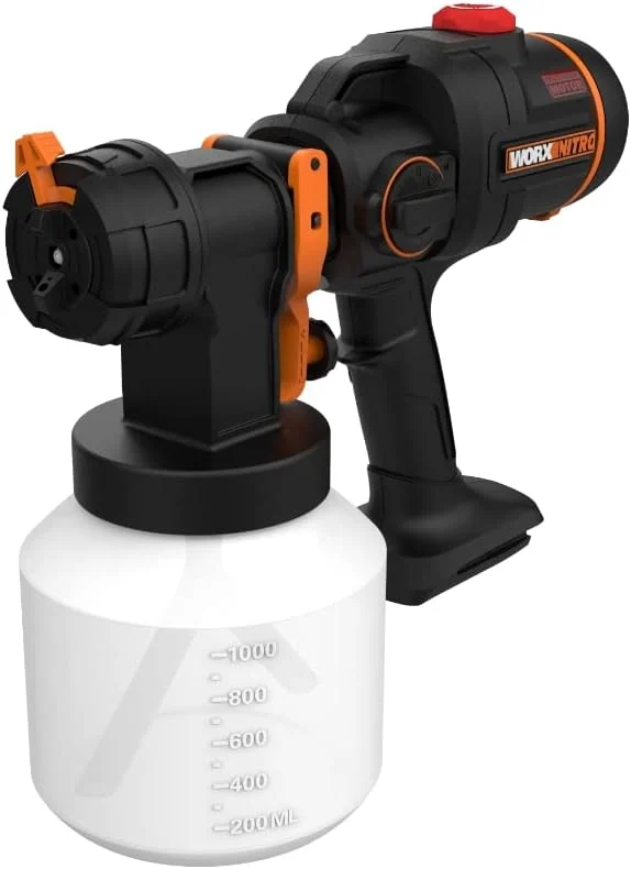 Worx Nitro 20V Cordless Paint Sprayer Power Share with Brushless Motor – WX020L.9 (Battery & Charger Sold Separately)