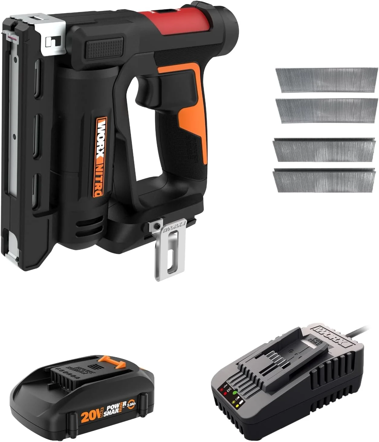 Worx Nitro WX843L 20V Power Share 3/8″ Cordless Crown Stapler