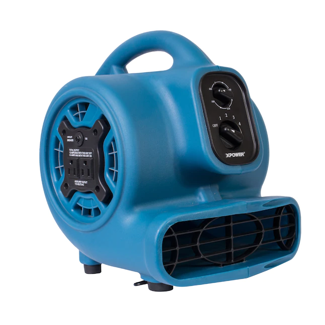 XPOWER P-230AT 1/4-HP 925-CFM Centrifugal Daisy Chain Compatible Blower Fan Timer