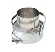 Z-Flex 3" Double Wall Oil Vent to Single Wall Pipe - Universal Connector