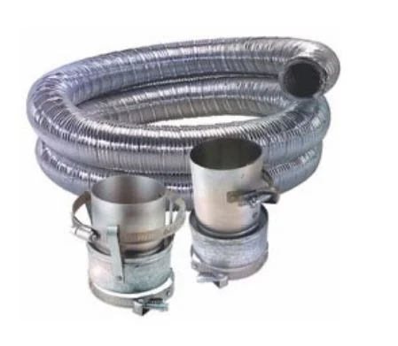 Z-Flex 6" x 9' Gas Insul-Vent Double Wall Insulated Vent Connector Kit