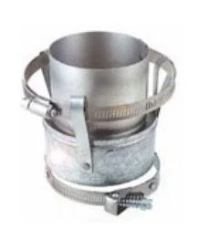 Z-Flex 8" Single Wall Oil Vent to Appliance Collar Connector
