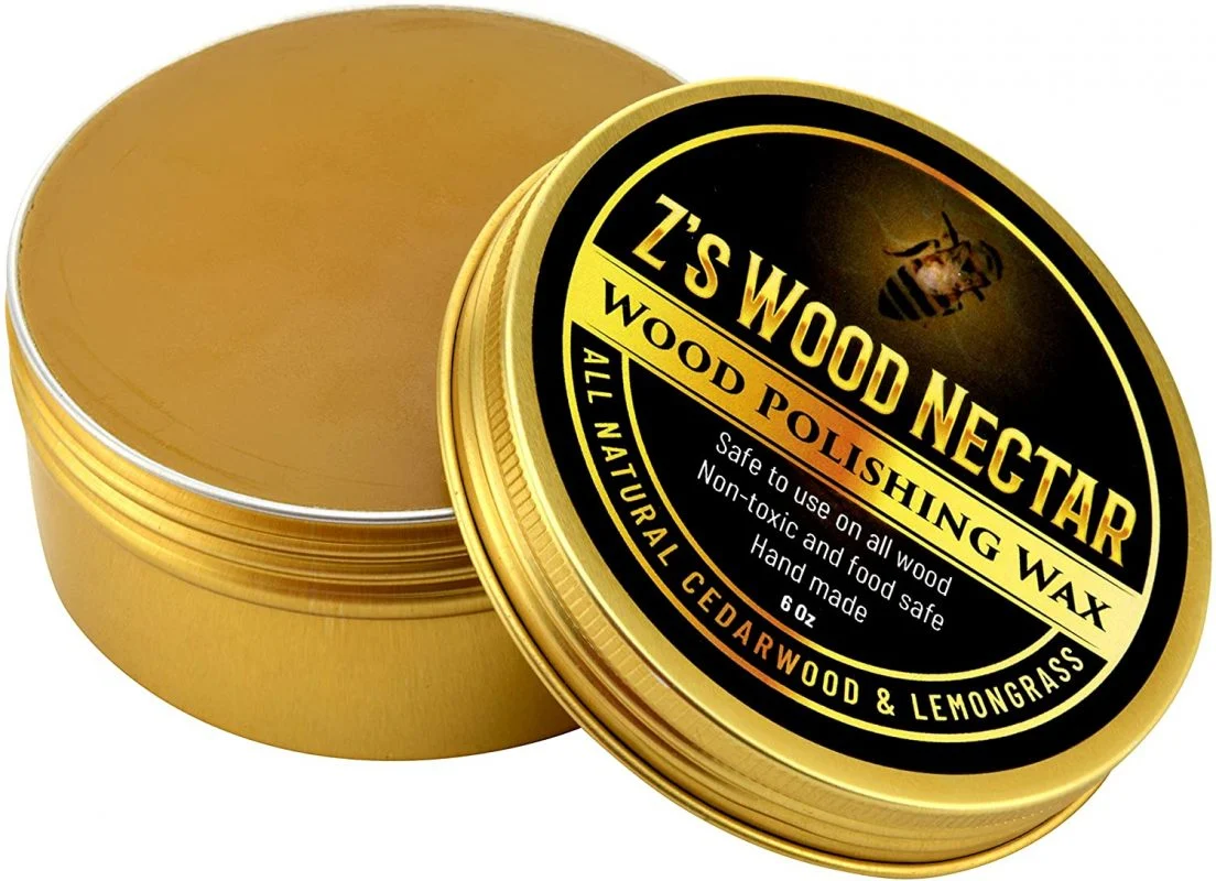 Z’s Wood Nectar All Natural Beeswax Furniture Polish & Conditioner (6oz)