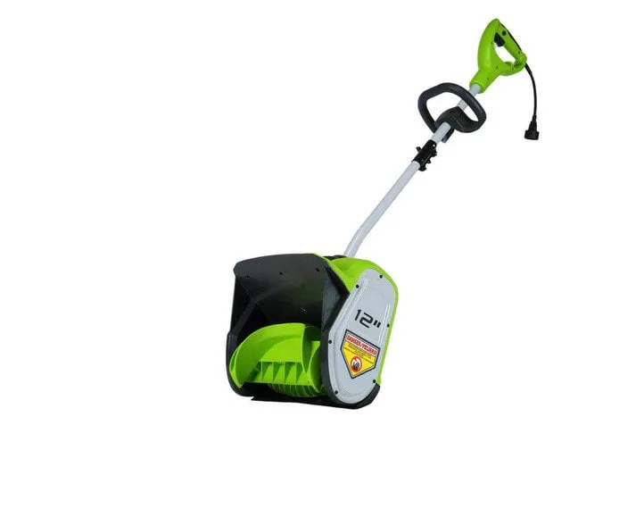 Greenworks 8-amp 12″ Corded Snow Shovel