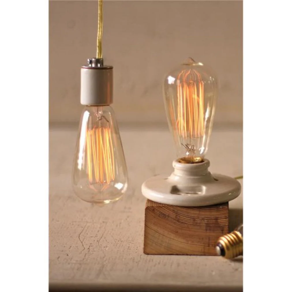 Edison Light Bulb 5" – Clear Glass – Vintage Industrial By Kalalou