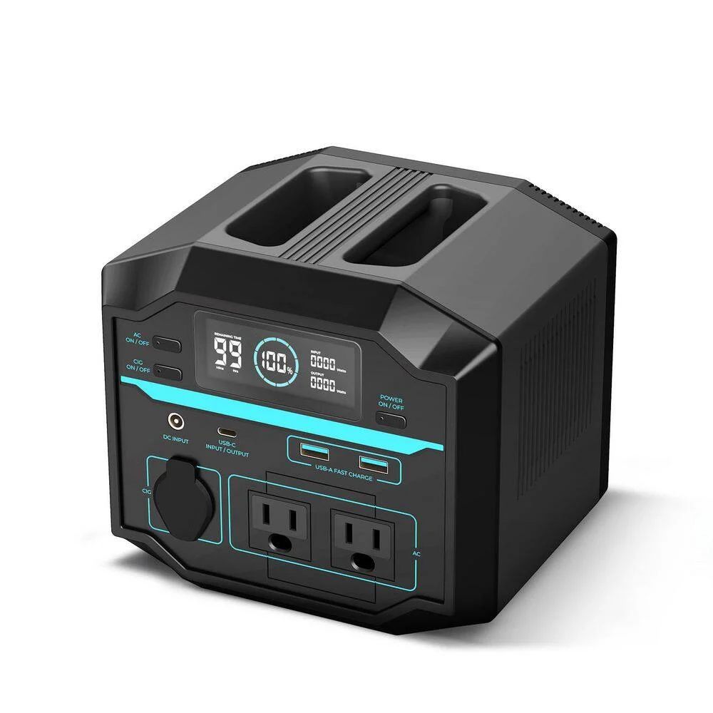 Renogy RPS2220AA-US PHOENIX 200-Watt Portable Power Station, 222Wh Solar Generator, Li Backup Battery Charger for Camping Home Emergency