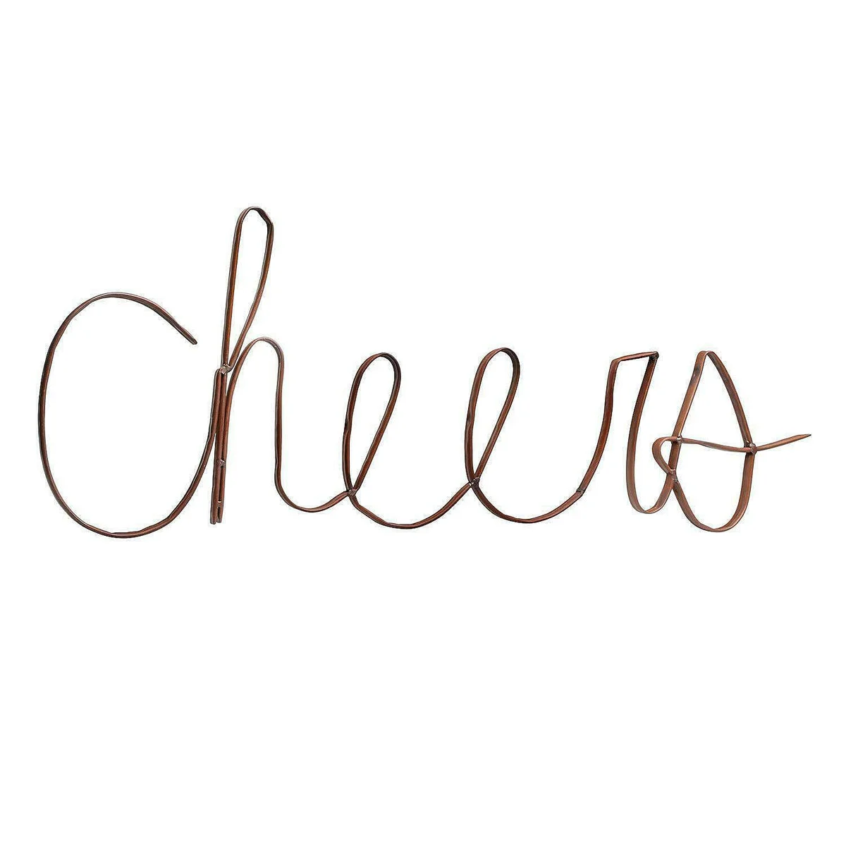 Kalalou A4507 Wall Sign Scrap Iron Cheers
