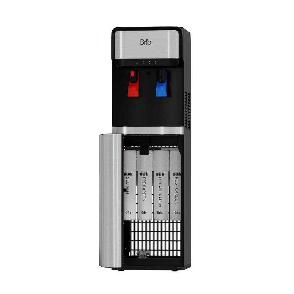 Brio CLPOU320UVF4 300 Series Self-Cleaning UV Bottleless POU Water Cooler Water Dispenser – 4 Stage UF Ultrafiltration